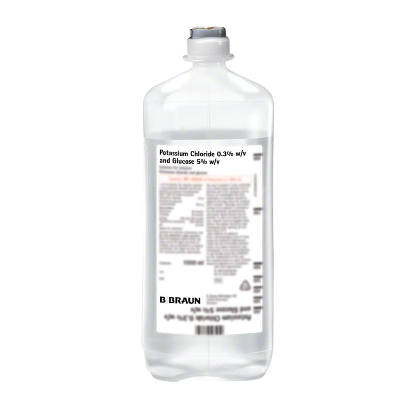Potassium Chloride 0.3 % and Glucose 5 %-Solution for Infusion