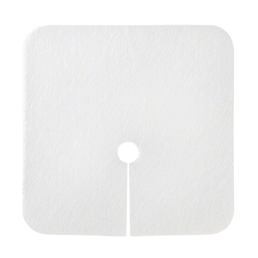 Askina® Pad S-Upgrade Askina, wound compress around tubes, catheters, white background